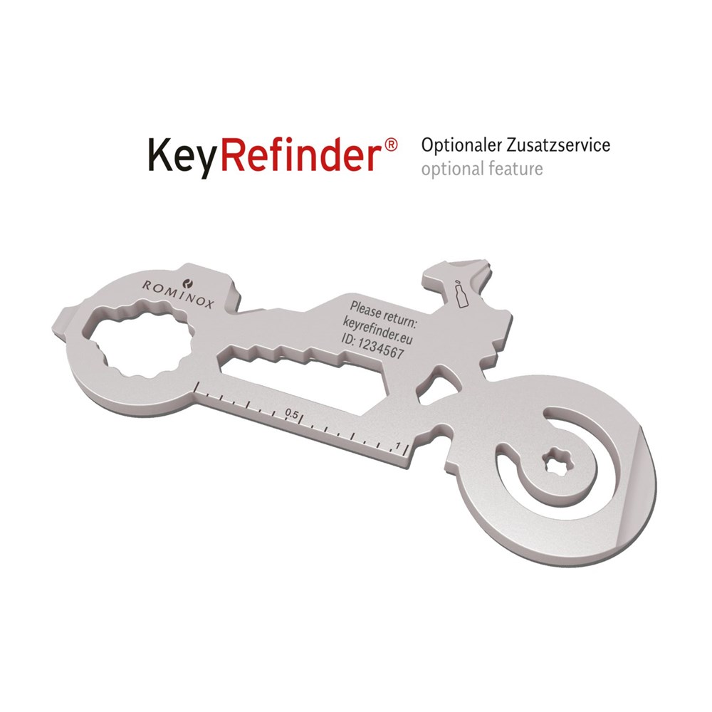 ROMINOX® Key Tool Motorbike - Motorrad Werkzeug silber